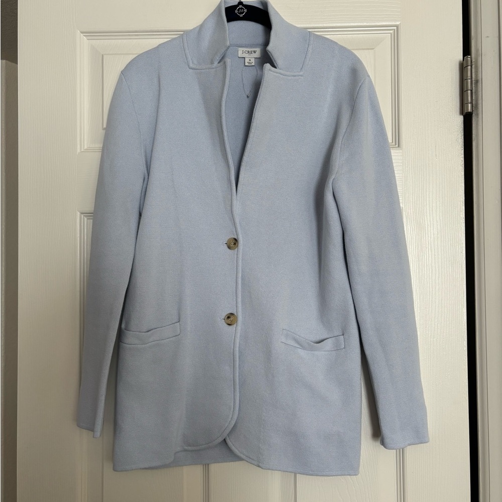 J. Crew Factory Light Blue Blazer Jacket